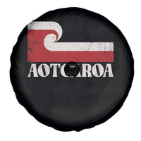 Aotearoa New Zealand Vintage Maori Flag Tino Rangatiratanga Spare Tire Cover