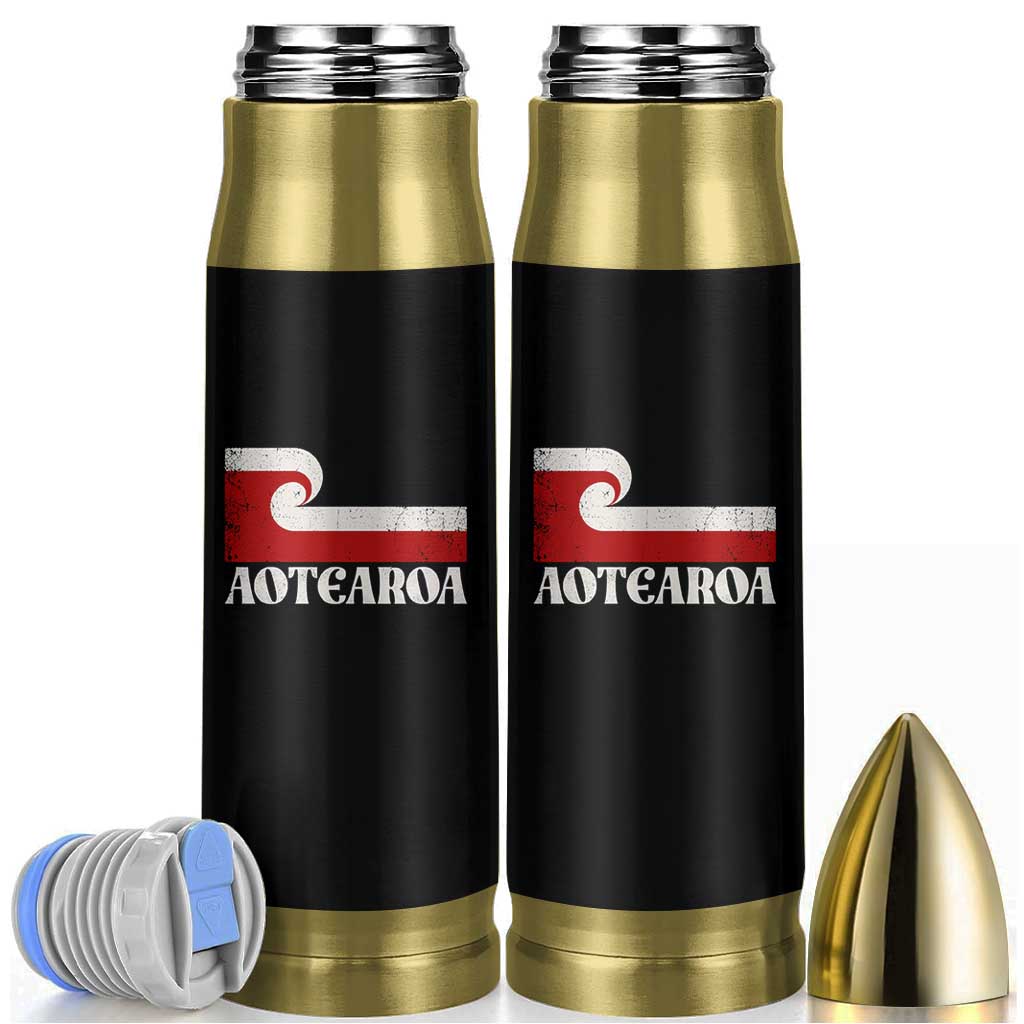 Aotearoa New Zealand Vintage Maori Flag Tino Rangatiratanga Bullet Tumbler