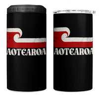Aotearoa New Zealand Vintage Maori Flag Tino Rangatiratanga 4 in 1 Can Cooler Tumbler
