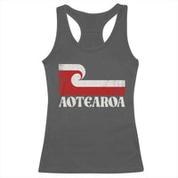 Aotearoa New Zealand Vintage Maori Flag Tino Rangatiratanga Racerback Tank Top