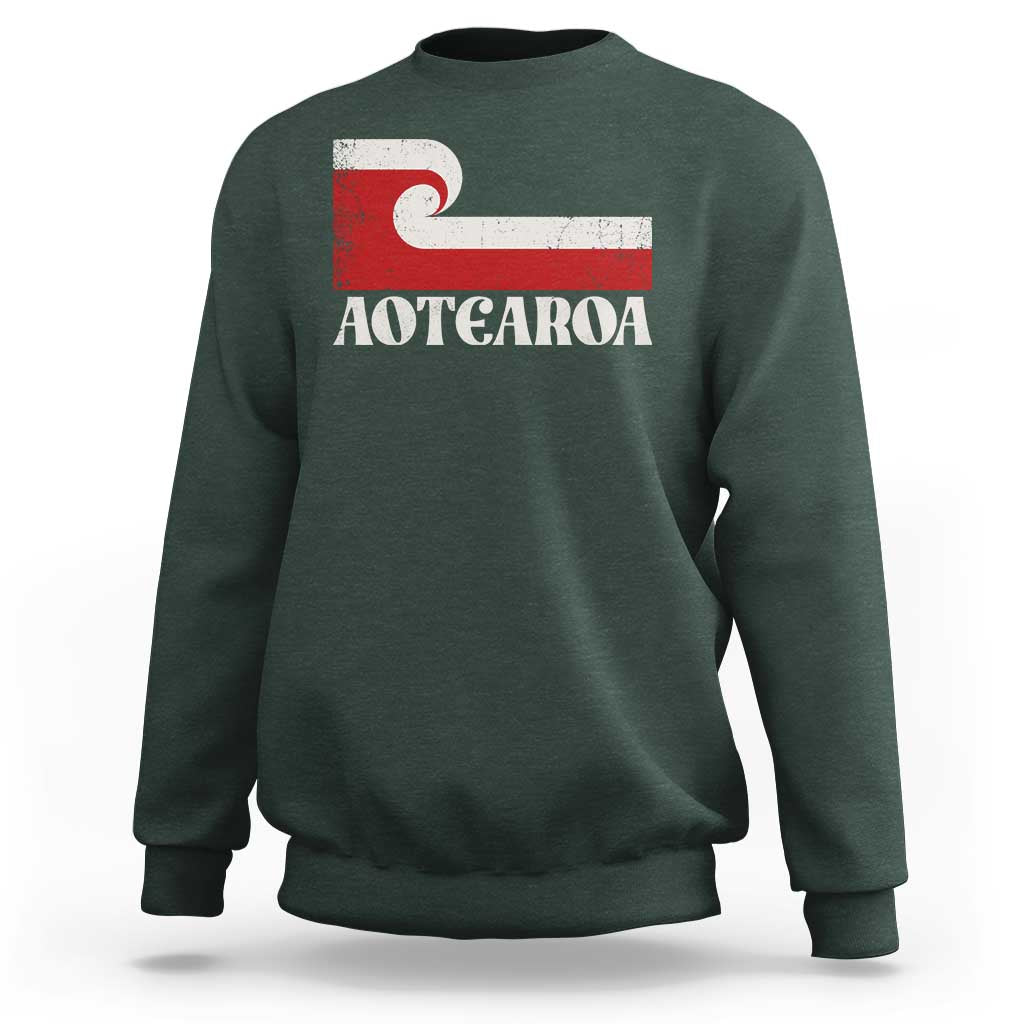 Aotearoa New Zealand Vintage Maori Flag Tino Rangatiratanga Sweatshirt