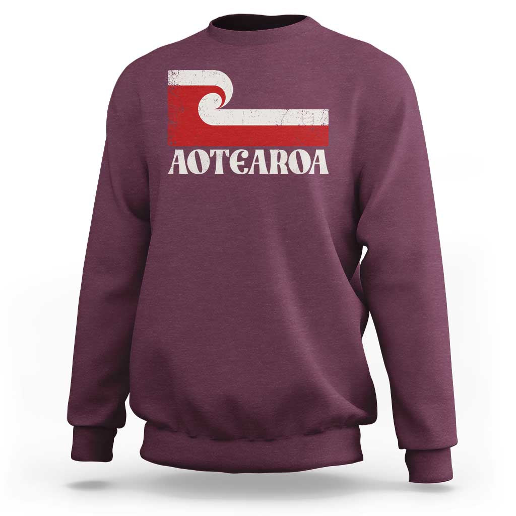 Aotearoa New Zealand Vintage Maori Flag Tino Rangatiratanga Sweatshirt