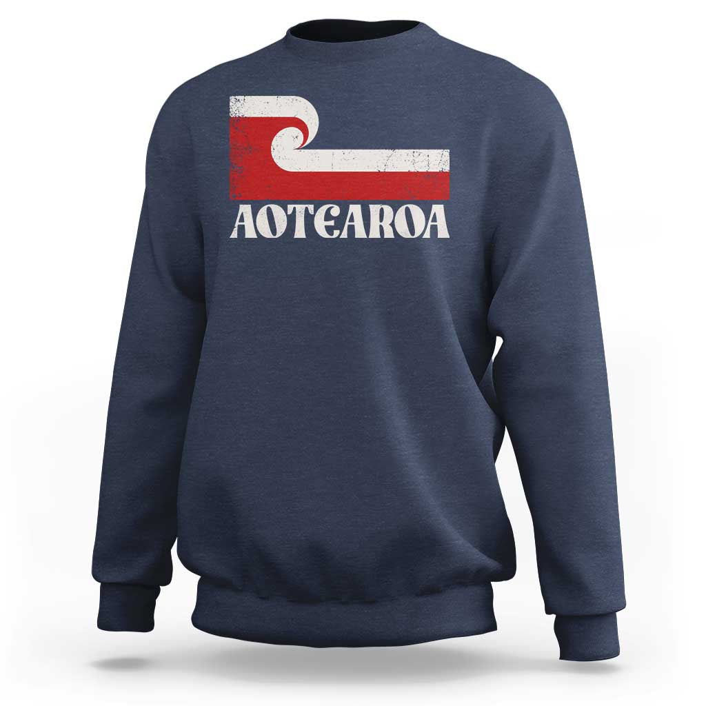 Aotearoa New Zealand Vintage Maori Flag Tino Rangatiratanga Sweatshirt