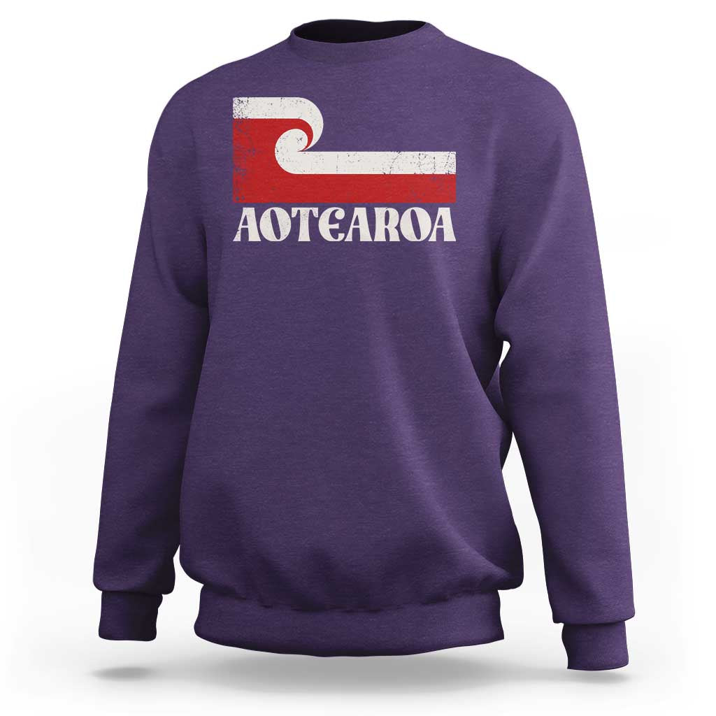 Aotearoa New Zealand Vintage Maori Flag Tino Rangatiratanga Sweatshirt