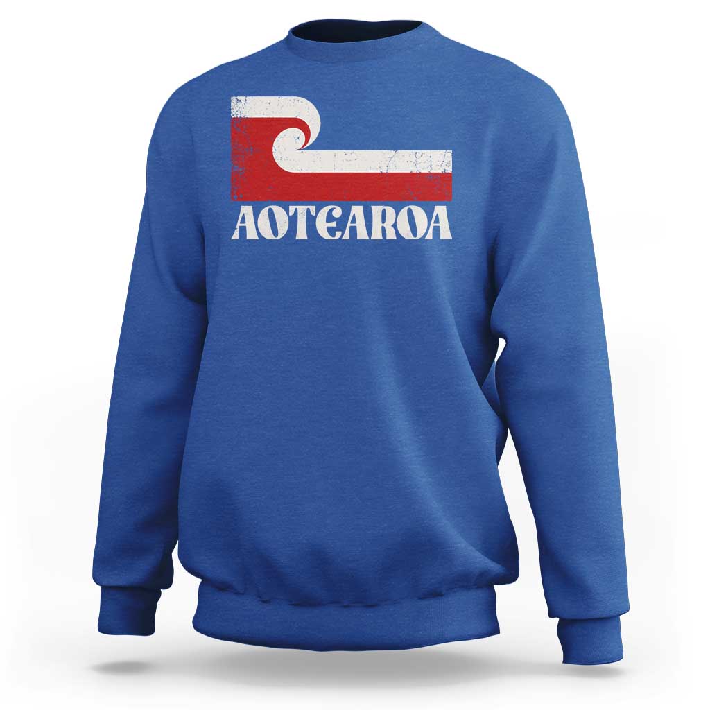 Aotearoa New Zealand Vintage Maori Flag Tino Rangatiratanga Sweatshirt