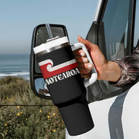 Aotearoa New Zealand Vintage Maori Flag Tino Rangatiratanga Tumbler With Handle