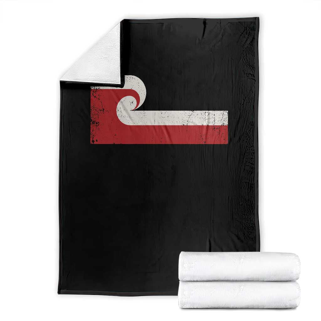 Maori Flag Tino Rangatiratanga Throw Blanket Polynesian Heritage New Zealand Pride