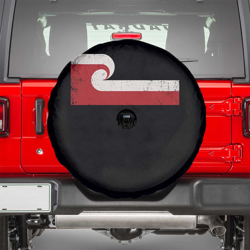 Maori Flag Tino Rangatiratanga Spare Tire Cover Polynesian Heritage New Zealand Pride