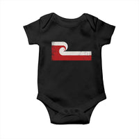 Maori Flag Tino Rangatiratanga Baby Onesie Polynesian Heritage New Zealand Pride