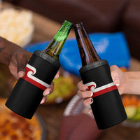 Maori Flag Tino Rangatiratanga 4 in 1 Can Cooler Tumbler Polynesian Heritage New Zealand Pride