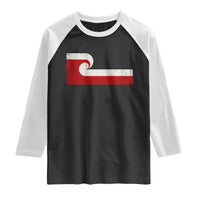 Maori Flag Tino Rangatiratanga Raglan Shirt Polynesian Heritage New Zealand Pride