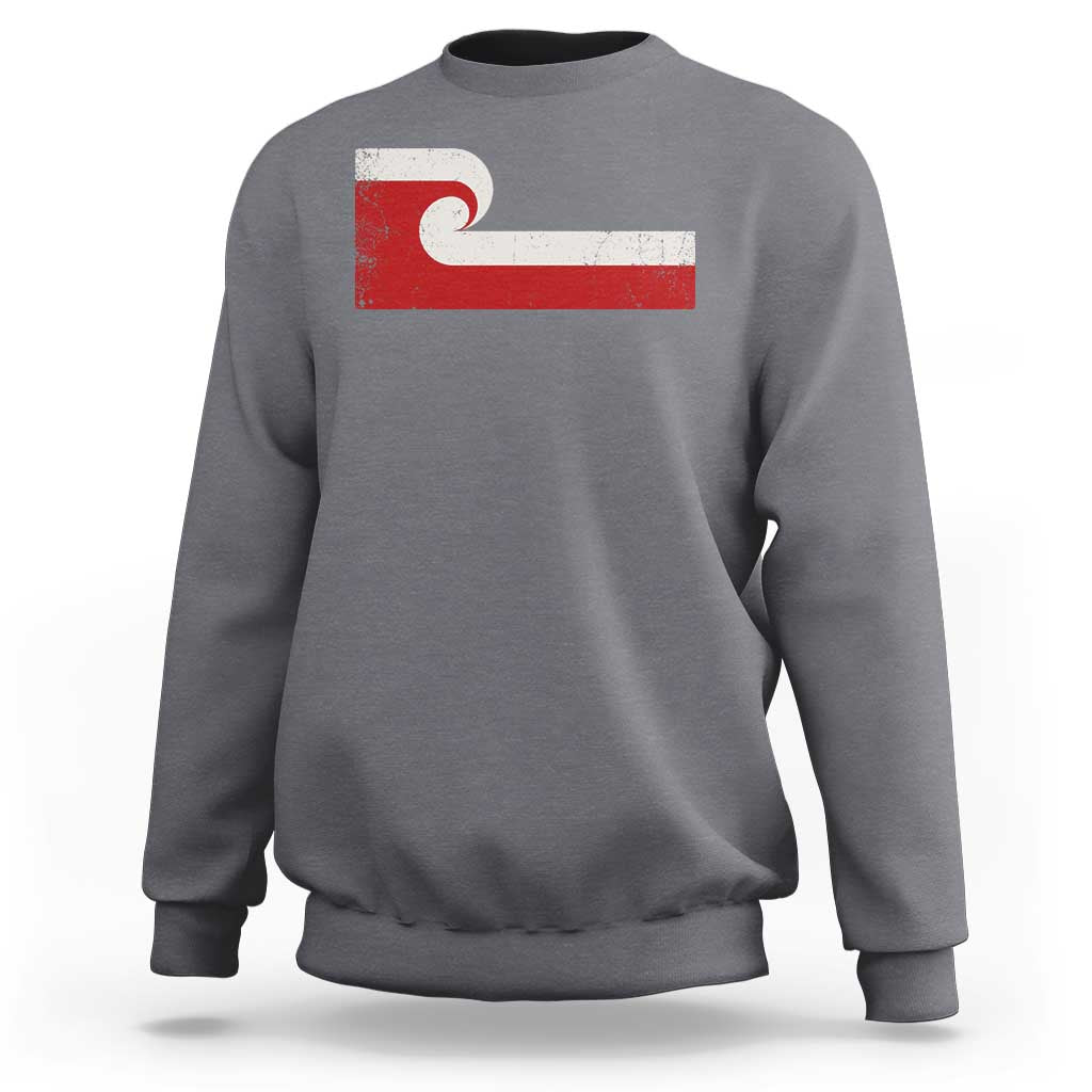 Maori Flag Tino Rangatiratanga Sweatshirt Polynesian Heritage New Zealand Pride