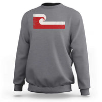 Maori Flag Tino Rangatiratanga Sweatshirt Polynesian Heritage New Zealand Pride
