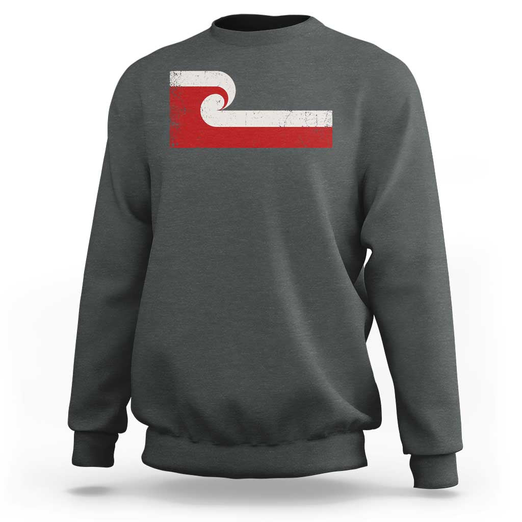 Maori Flag Tino Rangatiratanga Sweatshirt Polynesian Heritage New Zealand Pride