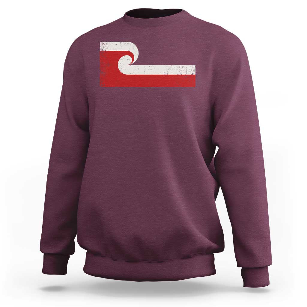 Maori Flag Tino Rangatiratanga Sweatshirt Polynesian Heritage New Zealand Pride