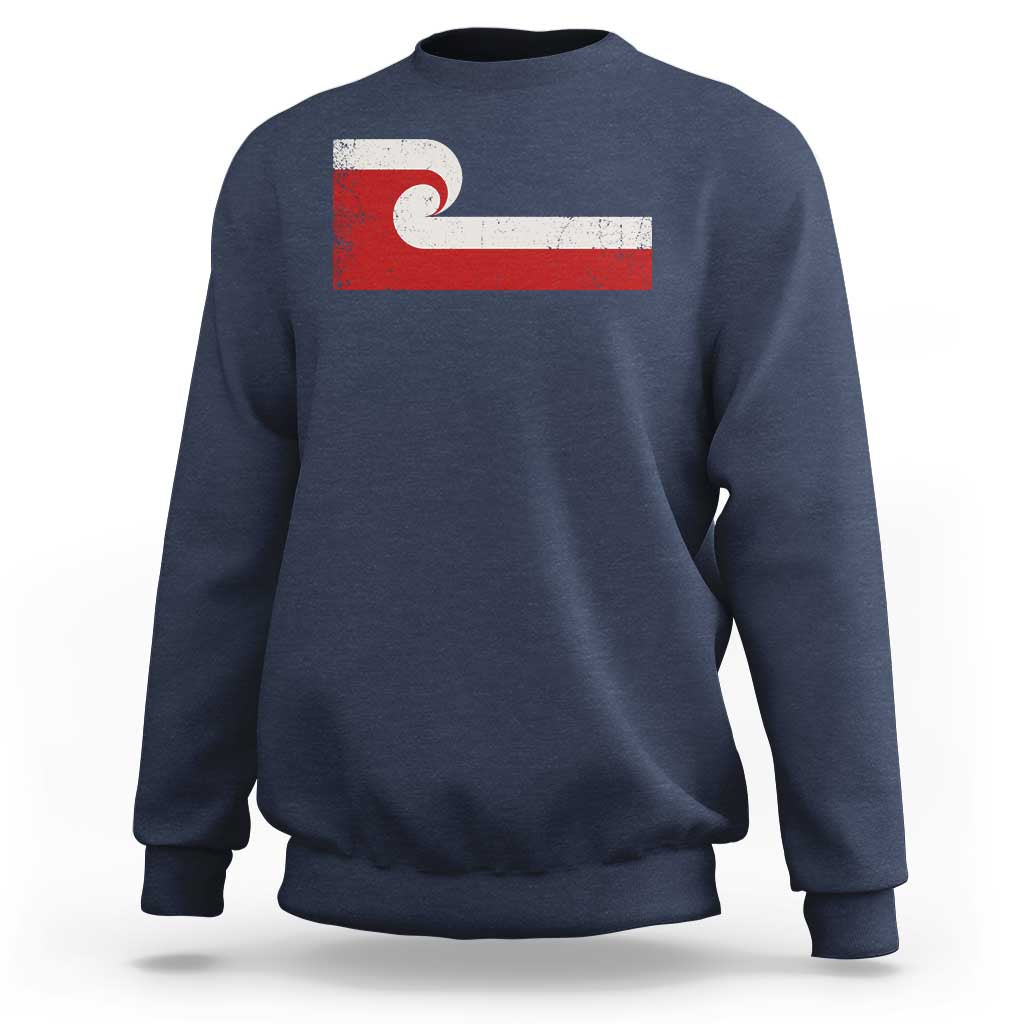 Maori Flag Tino Rangatiratanga Sweatshirt Polynesian Heritage New Zealand Pride