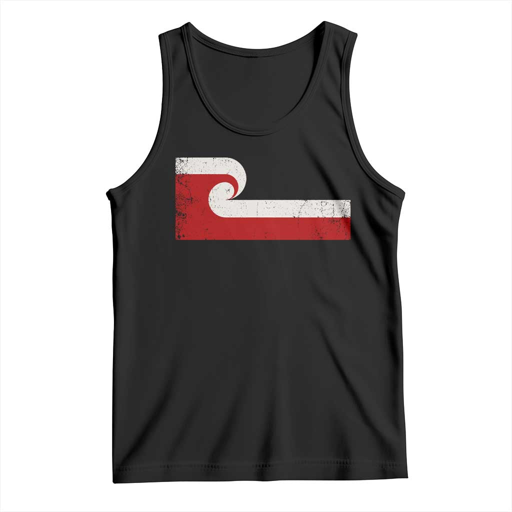 Maori Flag Tino Rangatiratanga Tank Top Polynesian Heritage New Zealand Pride