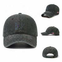 Suicide Prevention Awareness Washed Cotton Baseball Cap You Matter Don't Let Your Story End Semicolon