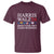 Harris Walz'24 T Shirt Mind Your Own Damn Business American LGBT Flag Unity Heart - Wonder Print Shop