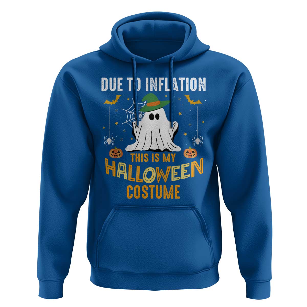 Funny Halloween Hoodie Due To Inflation This Is My Halloween Costume Cute Ghost