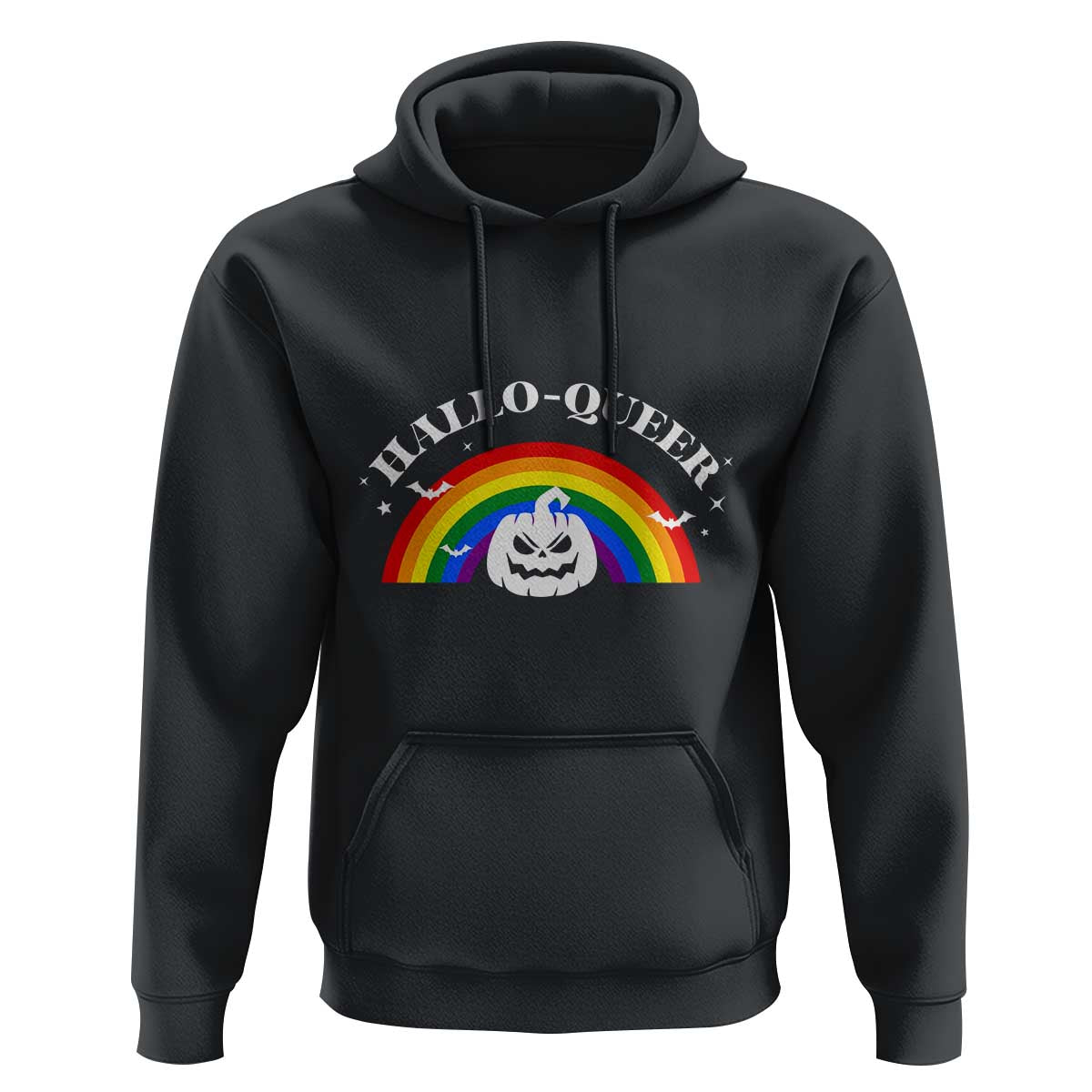 Halloween LGBT Hoodie Hallo Queer Halloween Rainbow Pumpkin