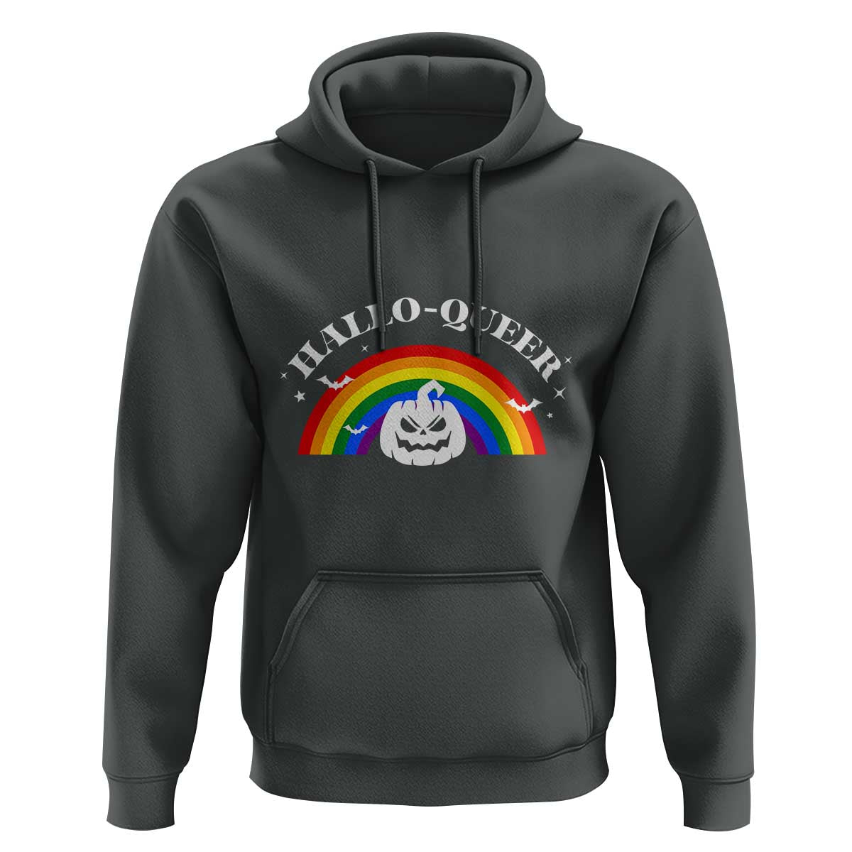 Halloween LGBT Hoodie Hallo Queer Halloween Rainbow Pumpkin