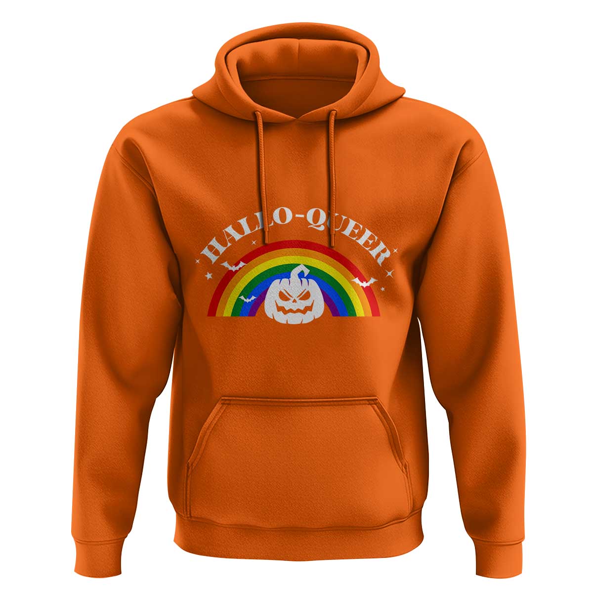Halloween LGBT Hoodie Hallo Queer Halloween Rainbow Pumpkin