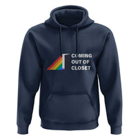 Come Out LGBT Hoodie Coming Out Of Closet Rainbow Door
