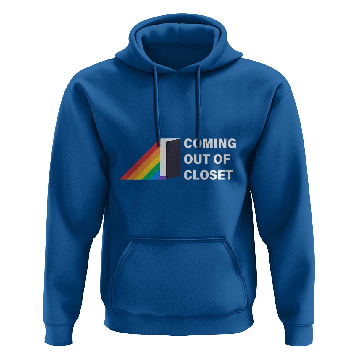 Come Out LGBT Hoodie Coming Out Of Closet Rainbow Door