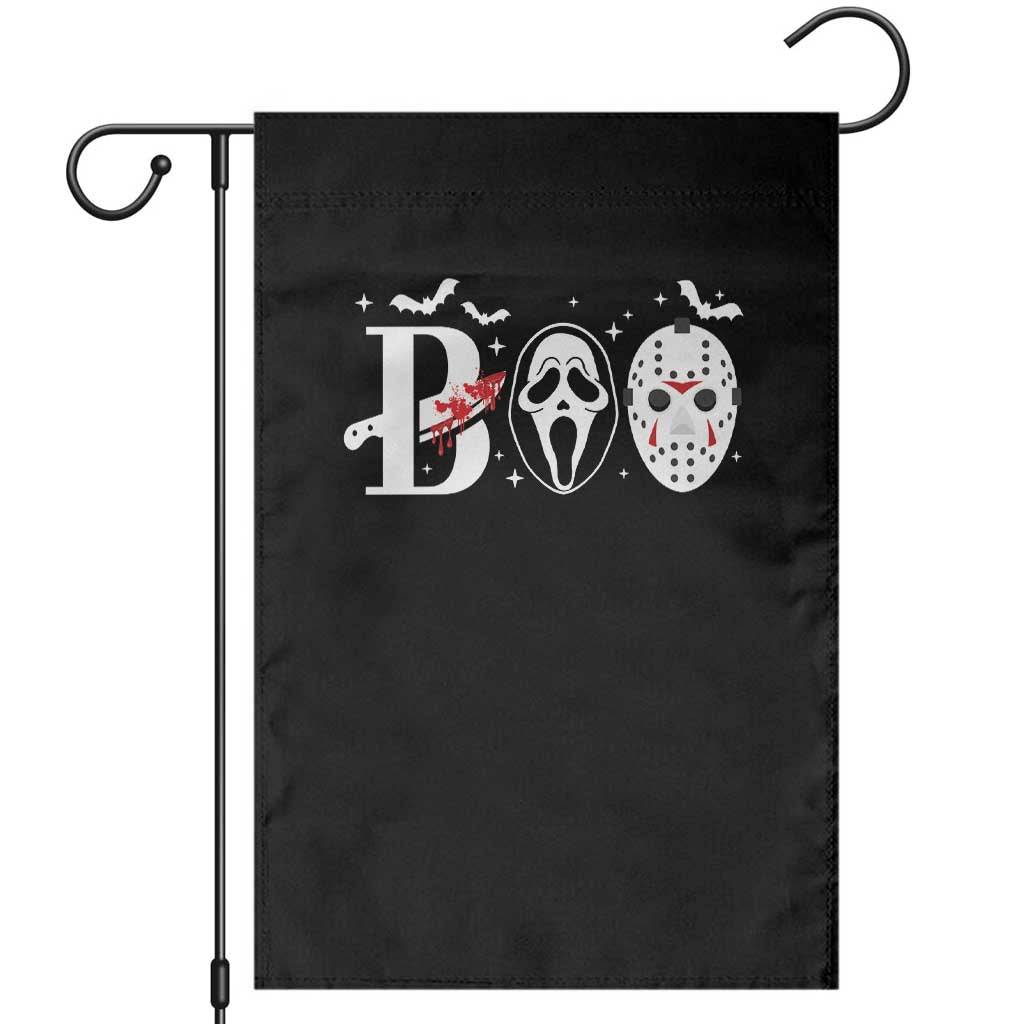 Halloween Garden Flag Boo Horror Murderer Masks Bat Spooky Season - Wonder Print Shop