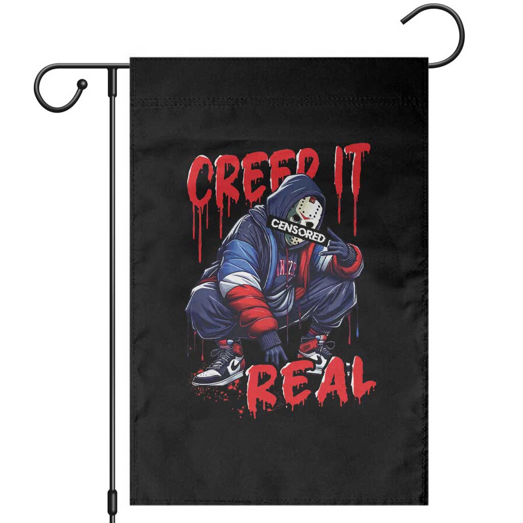 Halloween Garden Flag Creep It Real Horror Murderer Spooky Season - Wonder Print Shop