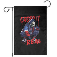 Halloween Garden Flag Creep It Real Horror Murderer Spooky Season - Wonder Print Shop