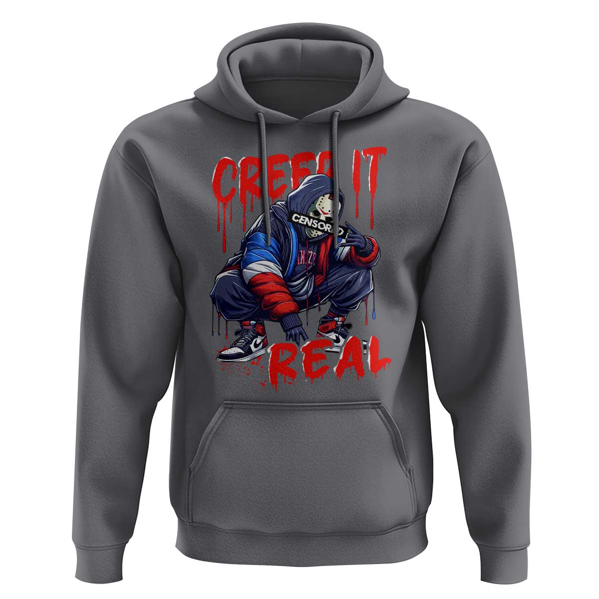 Halloween Hoodie Creep It Real Horror Murderer Spooky Season