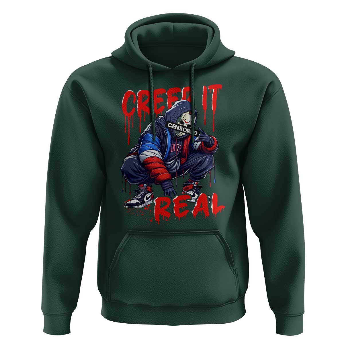 Halloween Hoodie Creep It Real Horror Murderer Spooky Season