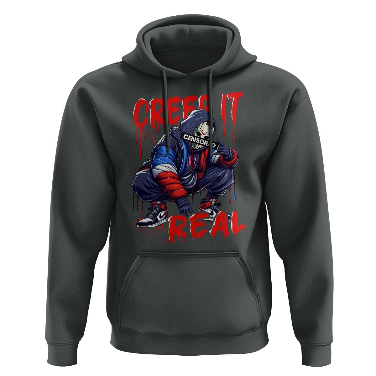Halloween Hoodie Creep It Real Horror Murderer Spooky Season