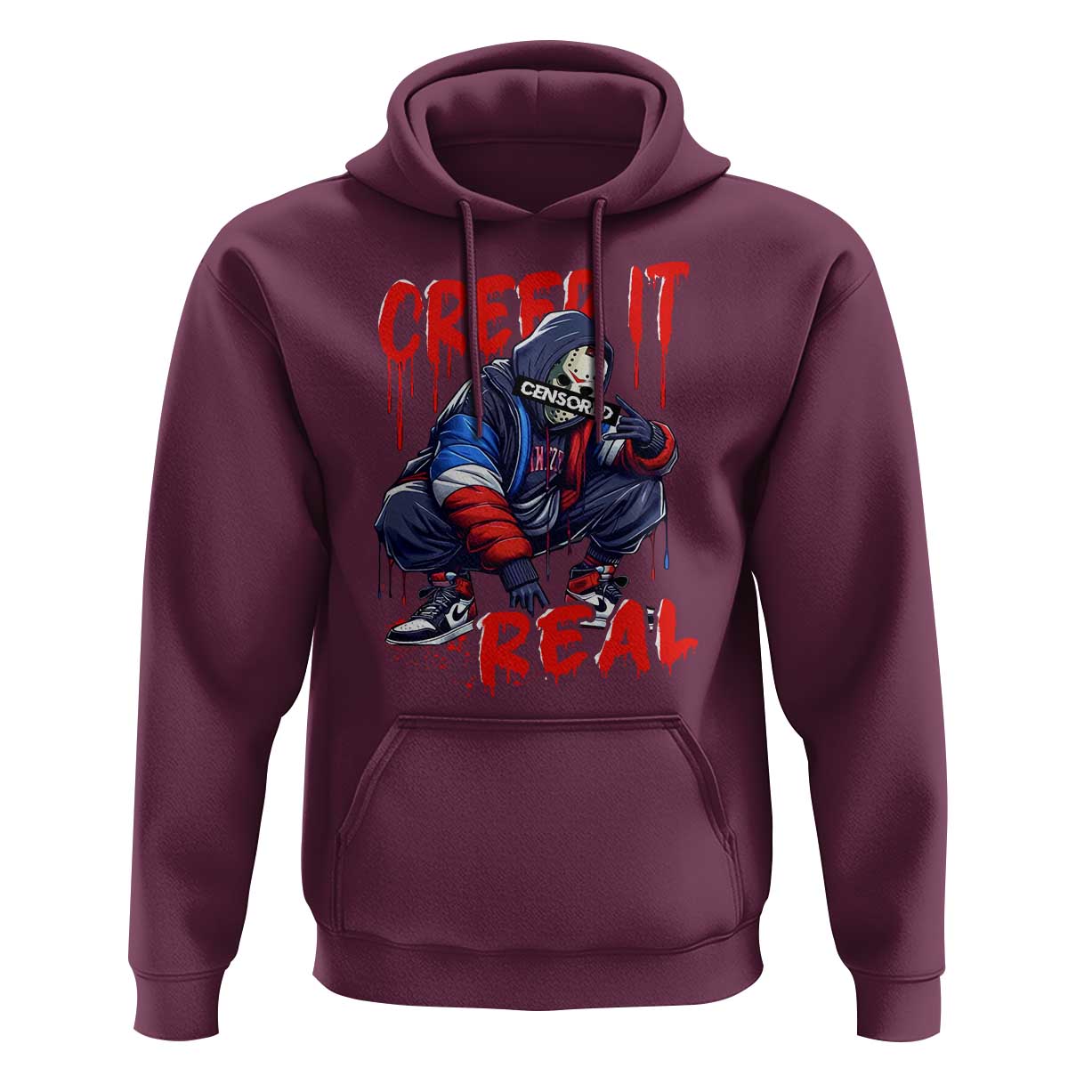 Halloween Hoodie Creep It Real Horror Murderer Spooky Season