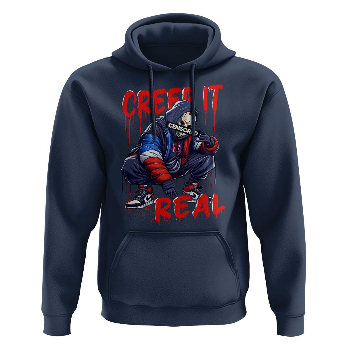 Halloween Hoodie Creep It Real Horror Murderer Spooky Season