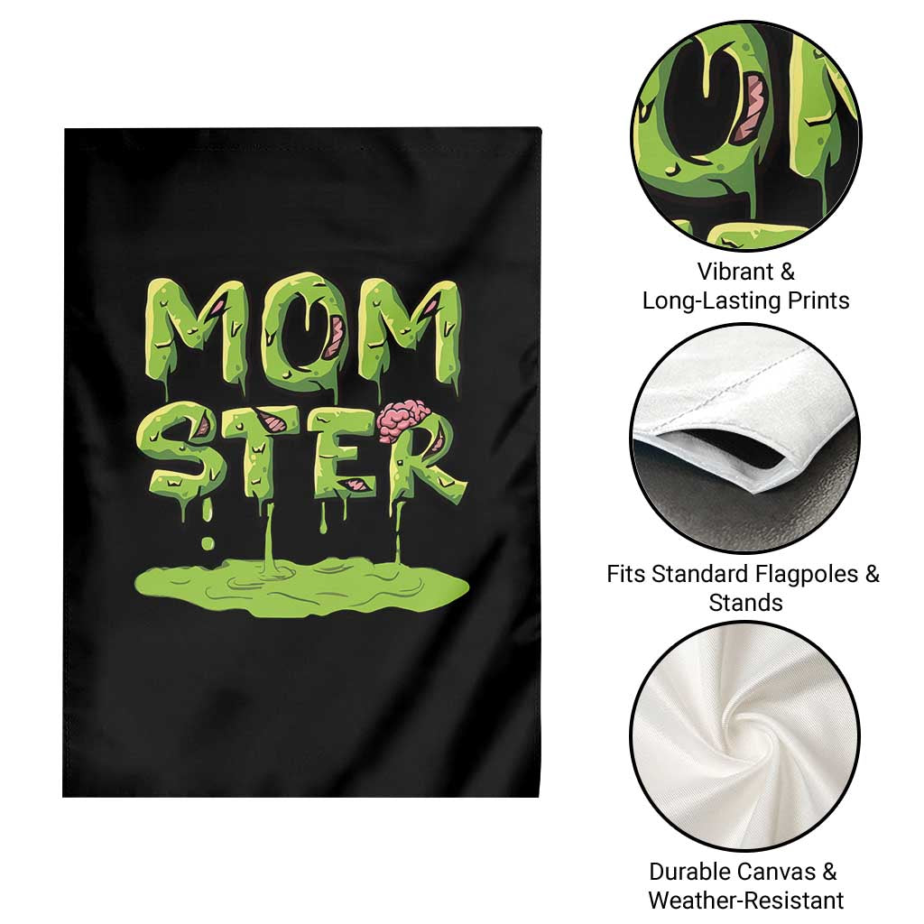 Funny Halloween Couple Garden Flag Momster Monster Couple Matching - Wonder Print Shop