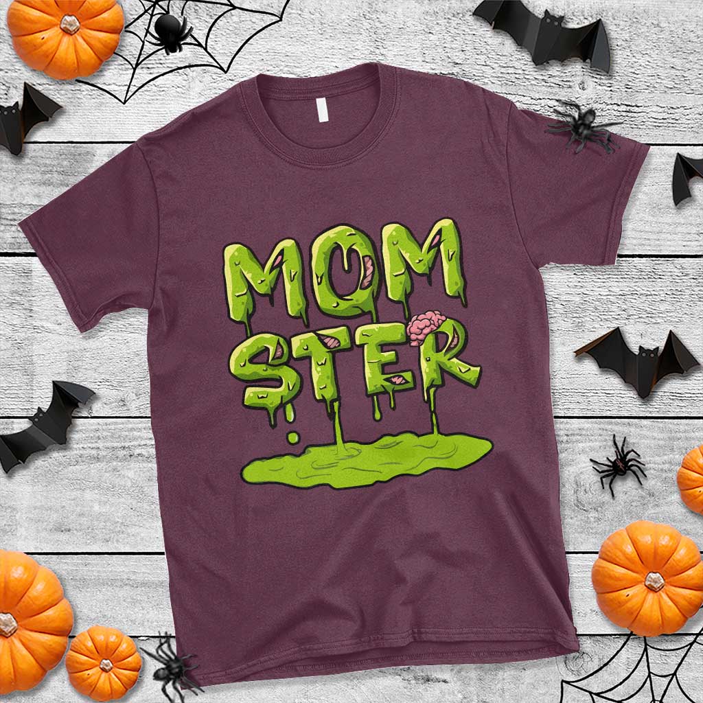 Funny Halloween Couple T Shirt Momster Monster Couple Matching - Wonder Print Shop