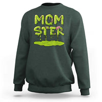 Funny Halloween Couple Sweatshirt Momster Monster Couple Matching - Wonder Print Shop