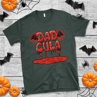 Funny Halloween Couple T Shirt Dadcula Dracula Couple Matching - Wonder Print Shop