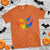 Funny Halloween LGBT T Shirt Jack O Lantern Scary Carved Pumpkin Face Rainbow Flag - Wonder Print Shop