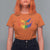 Funny Halloween LGBT T Shirt For Women Jack O Lantern Scary Carved Pumpkin Face Rainbow Flag - Wonder Print Shop