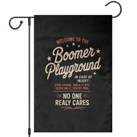 Welcome To The Boomer Playground Garden Flag Funny Baby Boomer Generation - Wonder Print Shop