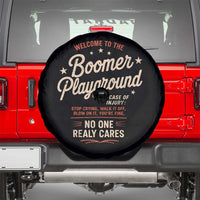 Welcome To The Boomer Playground Spare Tire Cover Funny Baby Boomer Generation - Wonder Print Shop