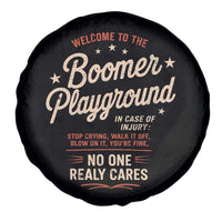 Welcome To The Boomer Playground Spare Tire Cover Funny Baby Boomer Generation - Wonder Print Shop