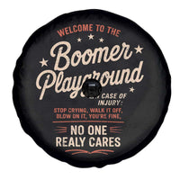 Welcome To The Boomer Playground Spare Tire Cover Funny Baby Boomer Generation - Wonder Print Shop