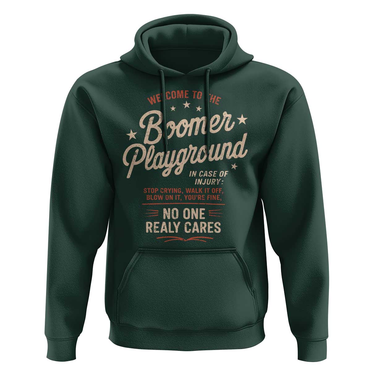 Welcome To The Boomer Playground Hoodie Funny Baby Boomer Generation - Wonder Print Shop