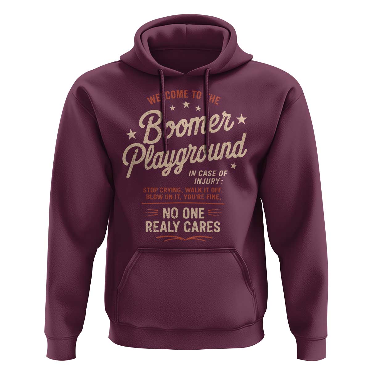 Welcome To The Boomer Playground Hoodie Funny Baby Boomer Generation - Wonder Print Shop