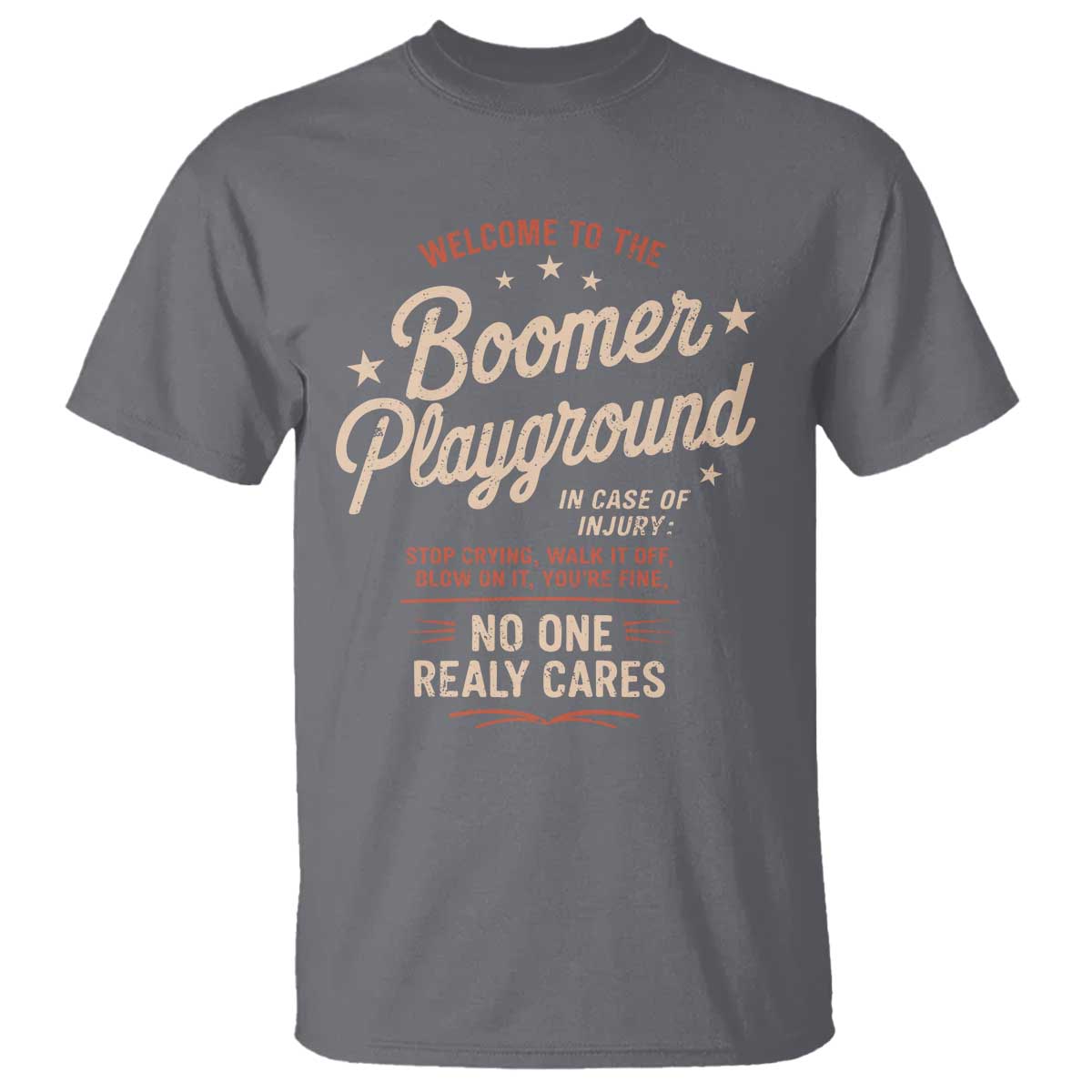 Welcome To The Boomer Playground T Shirt Funny Baby Boomer Generation - Wonder Print Shop